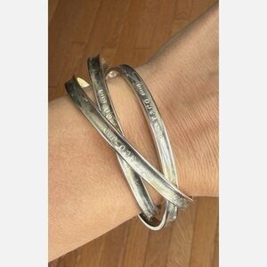 Tiffany & Co. Elegant Silver Bangles